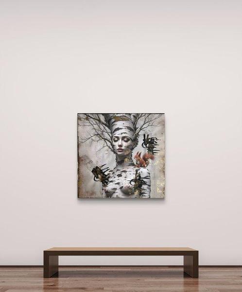 Nicole Lubbers - The Forest Mother XL, Antiek en Kunst, Kunst | Schilderijen | Modern