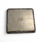 Sigarettenhouder - Zilver - antieke sigarettenkoker