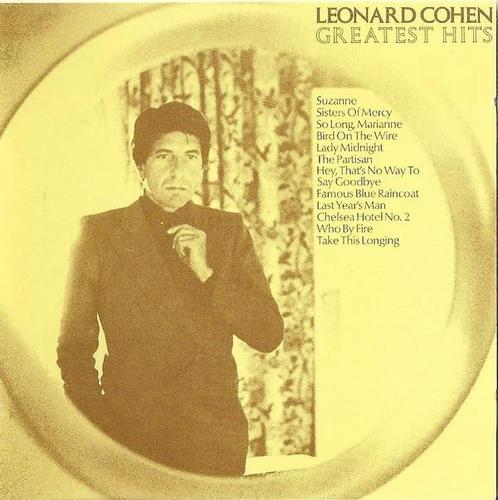 cd - Leonard Cohen - Greatest Hits, Cd's en Dvd's, Cd's | Overige Cd's, Zo goed als nieuw, Verzenden