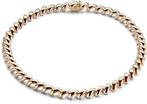 Casa Jewelry Collier Delight - Rosé Verguld - 41cm, Sieraden, Tassen en Uiterlijk, Kettingen, Verzenden
