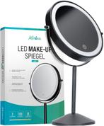 Make-Up Spiegel - Oplaadbaar - Zwart - 1-10x Vergroting, Huis en Inrichting, Woonaccessoires | Spiegels, Nieuw
