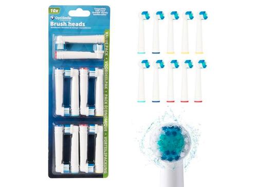 10 Optismile Opzetborstel - Tandenborstel Opzetborstels, Sieraden, Tassen en Uiterlijk, Uiterlijk | Mondverzorging, Nieuw, Verzenden