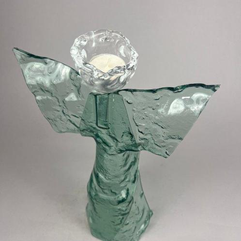 Andrzej Rafalski - NO RESERVE - Glass ANGEL- candleholder,, Antiek en Kunst, Antiek | Glas en Kristal