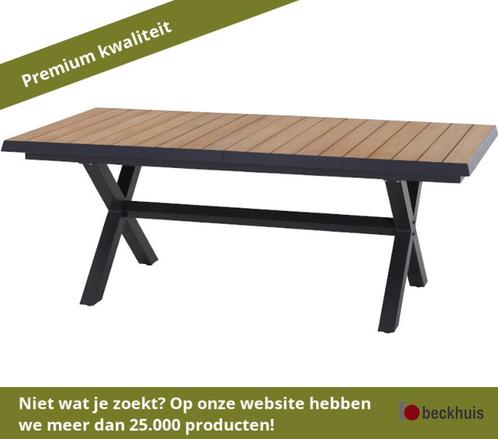 Siena Garden Sincro Uittrekbare Tafel 200(260)x100cm Teak, Tuin en Terras, Tuintafels, Nieuw, Hout, Ophalen of Verzenden