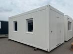 Kantoorunit - 6 x 3 meter | 2 zijramen links (NU63ZR2L), Zakelijke goederen, Machines en Bouw | Keten en Containers, Ophalen of Verzenden