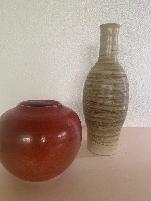 mobach, zaalberg - mobach, zaalberg - Vaas (2) - Aardewerk, Antiek en Kunst, Curiosa en Brocante