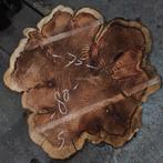 Boomstamschijven, Sequoia, iepen, beuken kastanje salontafel, Overige typen, Nieuw, 50 mm of meer, Minder dan 200 cm