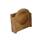 Teak Bekerhouder Inklapbaar 7 cm Diameter, Ophalen of Verzenden, Nieuw
