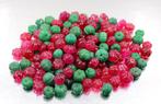 153 Ruby en Emerald echt mooie handgemaakte pompoen kralen