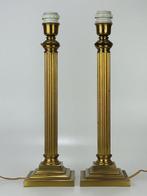 Staande lamp (2) - Metaal - Neoclassicistische tafellampen, Nieuw