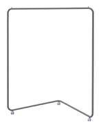 50 x Kledingrekken op wielen - zwart, Huis en Inrichting, Nieuw