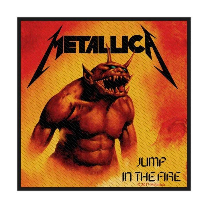 Metallica Jump Into the Fire Patch officiële merchandise, Verzamelen, Muziek, Artiesten en Beroemdheden, Kleding, Nieuw, Ophalen of Verzenden