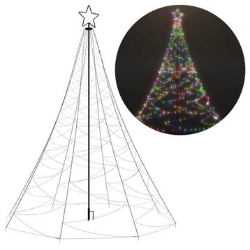 Vlaggenmast kerstboom - 300cm - LED - IP44 - 8 verlichtin... beschikbaar voor biedingen