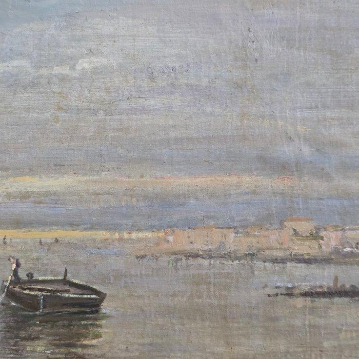 Francesco Sartorelli (1856-1939) - Marina ligure, Antiek en Kunst, Kunst | Schilderijen | Klassiek