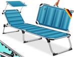 Ligstoel - loungebed - lengte 212 cm - alu frame - zonnedak, Tuin en Terras, Tuinsets en Loungesets, Verzenden, Nieuw