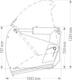 Balenknipper met bak 1.30- 1.70 m, Verzenden