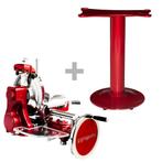 GGM Gastro | Vliegwielmachine - Mes: Ø 300mm - Rood - incl., Verzenden, Nieuw in verpakking, RVS Meubilair