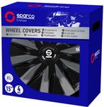 Sparco Wieldoppen Lazio - 13 inch - Zwart/Grijs, Ophalen of Verzenden, Zo goed als nieuw