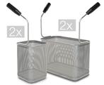 GGM Gastro | Pastamanden set - 2x 1/3 & 2x 1/6 |, Verzenden, Nieuw in verpakking