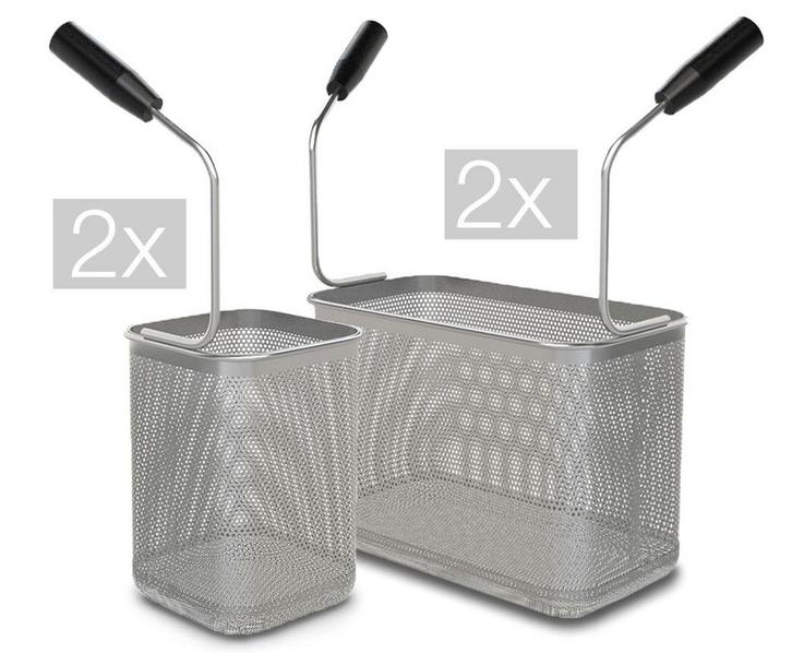 GGM Gastro | Pastamanden set - 2x 1/3 & 2x 1/6 |, Zakelijke goederen, Horeca | Keukenapparatuur, Verzenden