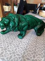 Saint Clement - sculptuur, lion vert - 24 cm - Keramiek, Antiek en Kunst