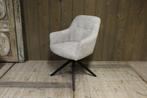 Eetkamerstoel draaibaar creme, direct leverbaar op=op, Ophalen of Verzenden, Nieuw, Stof