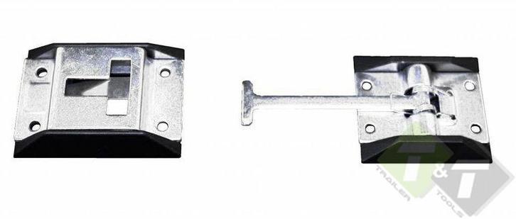 Deur Vastzetter, Set Van Een Haak, En Een Huls Met Kunstof O, Doe-het-zelf en Verbouw, IJzerwaren en Bevestigingsmiddelen, Overige typen