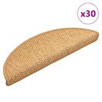 vidaXL Trapmatten Zelfklevend Sisal-Look 30 stuks 56x17x3 cm, Doe-het-zelf en Verbouw, Ladders en Trappen, Verzenden, Nieuw