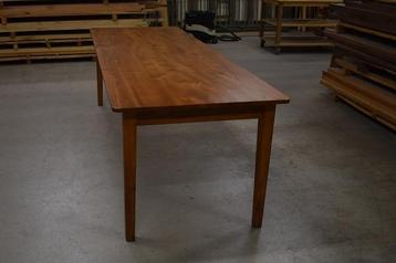 Franse tafel in iepenhout met smalle tafelregel aanbieding!! beschikbaar voor biedingen