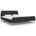 vidaXL Bedframe stof donkergrijs 160x200 cm, Huis en Inrichting, Slaapkamer | Bedden, Verzenden, 200 cm, 160 cm, Nieuw