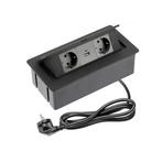 Flip Top inbouw stopcontacten, 2 stopcontacten, 2 USB, ra..., Verzenden, Nieuw