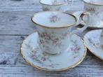 Royal Albert - Kop en schotel (6) - Victoriana Rose - Been,, Antiek en Kunst, Antiek | Meubels | Tafels