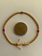 Schakelarmband - 18 karaat Geel goud - 0.90ct. tw. Spinel -