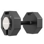 Tunturi Rapid Verstelbare Dumbbell – 28 kg per dumbell –, Verzenden, Nieuw, Dumbbell