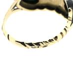 Gouden en zilveren ring met aventurijn, parel en turquoise, Sieraden, Tassen en Uiterlijk, Ringen, Gebruikt, Overige kleuren, Ophalen of Verzenden