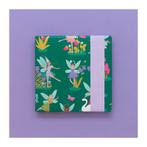 2 kleine rollen cadeaupapier 30 x 200 cm - Fairy Tale Jade, Verzenden, Nieuw