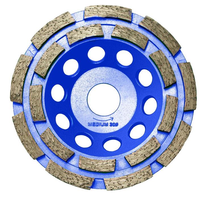 Komschijf Pristis segment 125 mm medium blauw, Zakelijke goederen, Machines en Bouw | Tuin, Park en Bosbouw, Overige typen, Ophalen of Verzenden