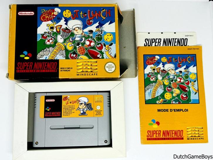 Super Nintendo / Snes - Pierre Le Chef Is Out To Lunch - FAH, Spelcomputers en Games, Games | Nintendo Super NES, Gebruikt, Verzenden