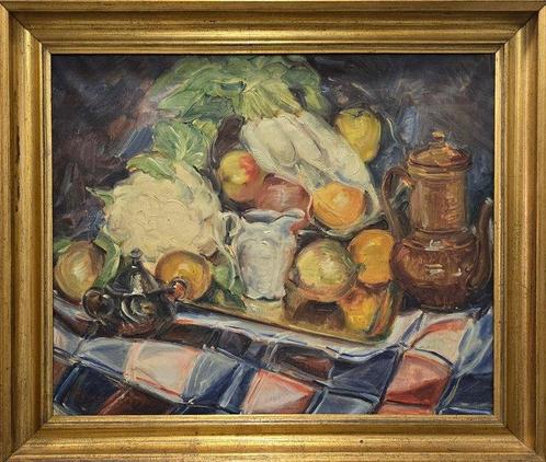 European School (XX) - Sunday table, Antiek en Kunst, Kunst | Schilderijen | Klassiek