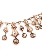 Halsketting - 18 karaat Roségoud - 10.00ct. tw. Diamant, Nieuw