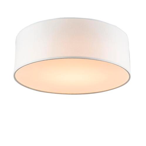 Plafondlamp wit 30 cm incl. LED - Drum LED, Huis en Inrichting, Lampen | Plafondlampen, Nieuw, Overige materialen