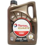 Total Quartz 5000 20W50 4 Liter, Auto diversen, Ophalen of Verzenden