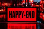 Lichtbord - Amsterdamse Wallen Happy-End verlicht bord -