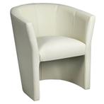 Stoel | PRAG | Kunstleer/Hout | White | Indoor |, Verzenden, Nieuw in verpakking