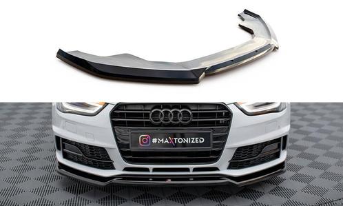 Voorspoiler V.2 Audi A4 Competition B8 FL Maxton Glans Zwart, Auto-onderdelen, Carrosserie en Plaatwerk, Ophalen of Verzenden