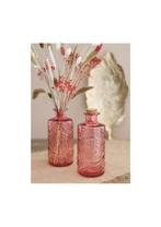 Gekleurd glazen fles berlin soft pink / stuk grotere ook, Ophalen of Verzenden, Nieuw