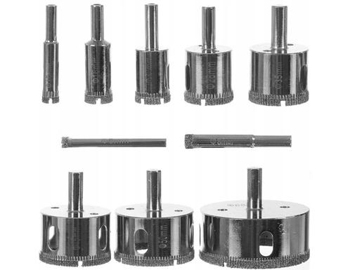 Diamantboor set - 10 delig - Nat en droogboren - Tegelboren, Doe-het-zelf en Verbouw, Gereedschap | Boormachines, Overige typen