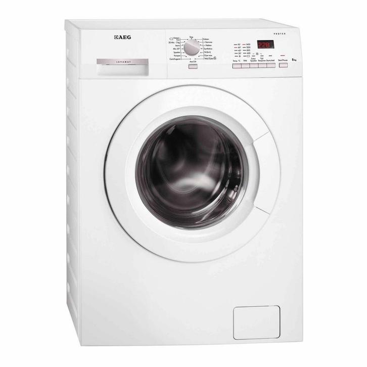 Aeg L62482nfl Wasmachine 8kg 1400t, Witgoed en Apparatuur, Wasmachines, Zo goed als nieuw, Voorlader, 85 tot 90 cm, Ophalen of Verzenden