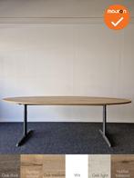 Ahrend 500 vergadertafel - 240x120cm - Ovaal - Antraciet ond, Gebruikt, Ophalen of Verzenden, Vergader- of Presentatieruimte, Tafel