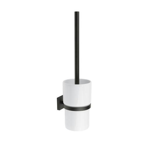 Toiletborstel met Wandhouder Smedbo House Porselein Glas Mat, Doe-het-zelf en Verbouw, Sanitair, Bad, Nieuw, Ophalen of Verzenden